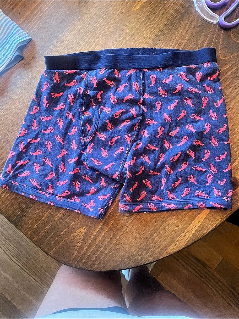 Class Club crab underwear Blue & red Size Large 14/16